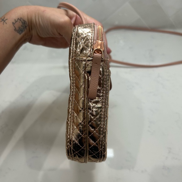 Vera Bradley Iconic RFID Little Crossbody - Rose Gold - Picture 5 of 15